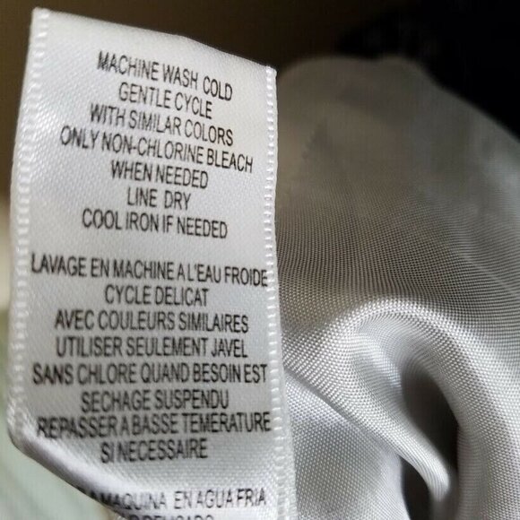 BCBGeneration Dress Womens 0 Black Silver Satin Black Mesh Draped Bubble Flirty - Picture 7 of 7